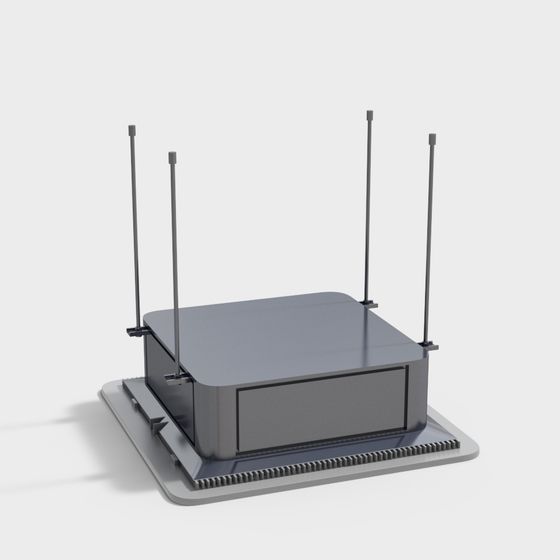 High-Detail Wi-Fi Router 3D Model