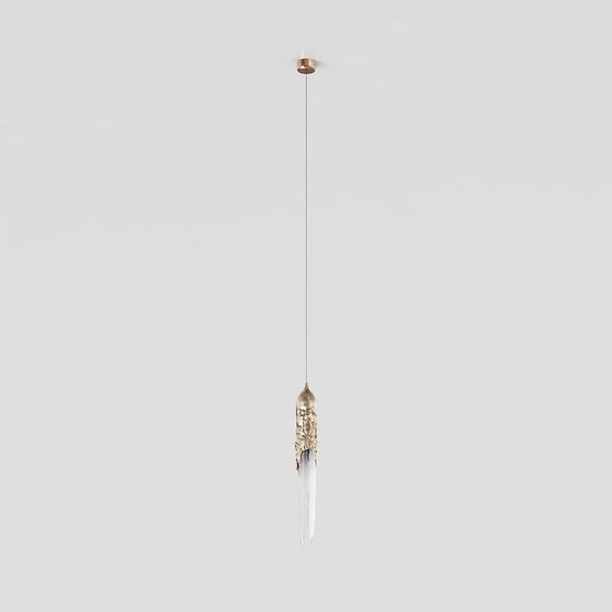 Flowing Light Chandelier 3D model