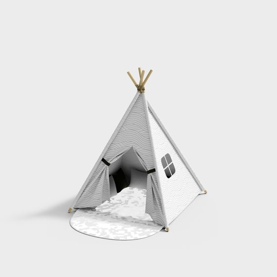 Teepee Tent 3D Model