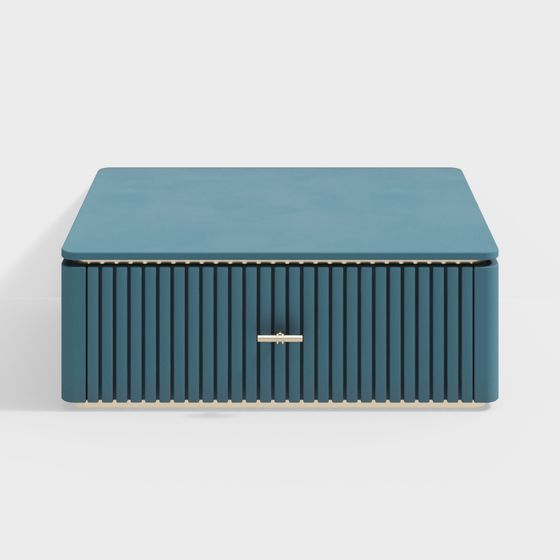 Elegant Low-Poly Storage Box 3D model