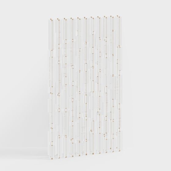 Transparent Curtain 3D model