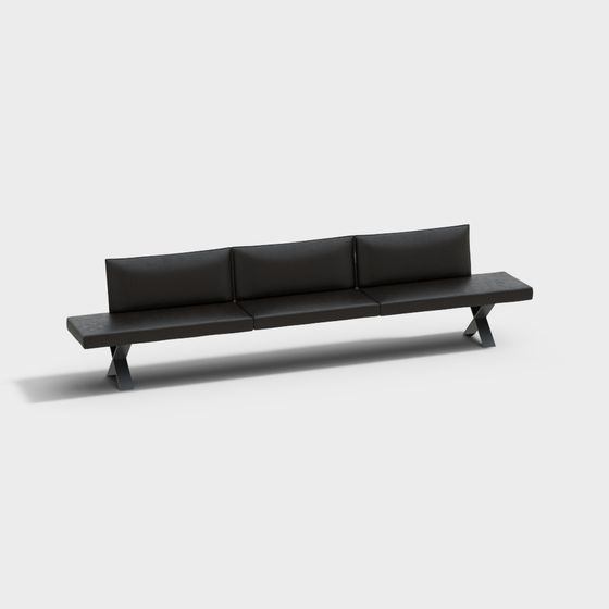 Urban Comfort Sofa 3D model for Modern Spaces