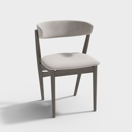 Elegant Low-Poly Chair 3D model for Modern Spaces