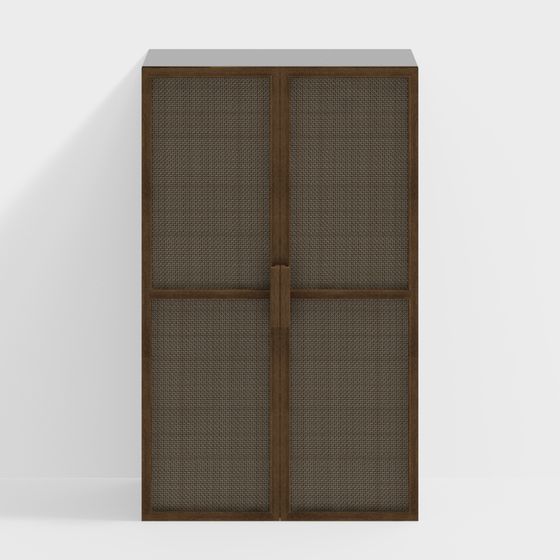 Elegant Grid Screen Door 3D Model for Contemporary Spaces