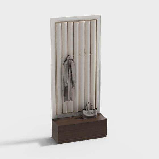 Elegant Entryway Console 3D model