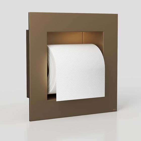 Minimalist Hidden Tissue Box 3D model