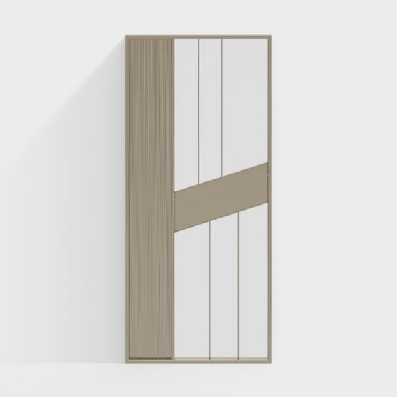 Minimalist Door 3D model