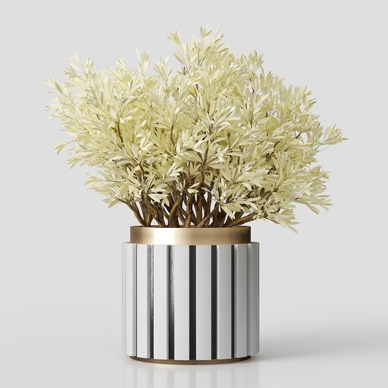 Stylish Urban Green Planter 3D model for Modern Spaces
