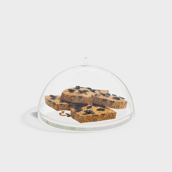 Delicious Low-Poly Cake 3D model