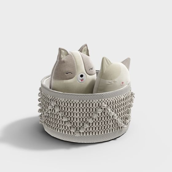 Cozy Cat Bed 3D model for Creative Projects