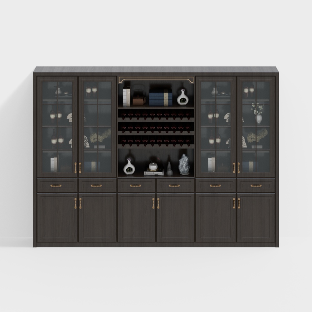 Nouveau meuble à vin chinois