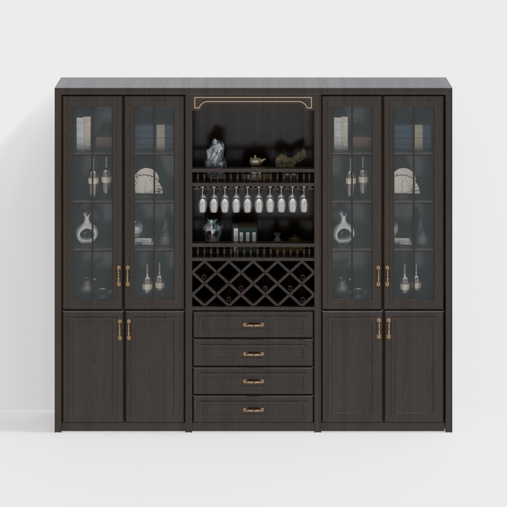 Nouveau meuble à vin chinois