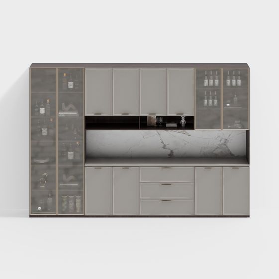 Urban Wine Cabinet 3D model