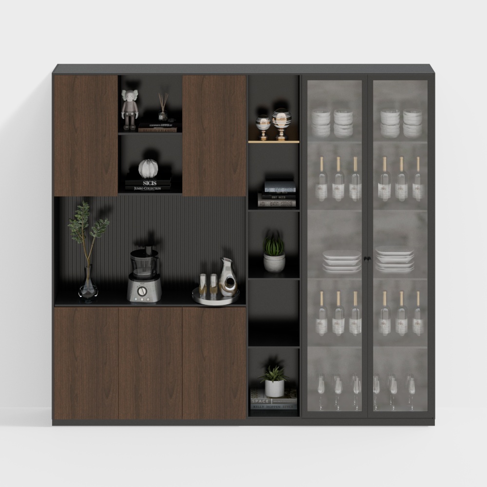 Armoire à vin nordique