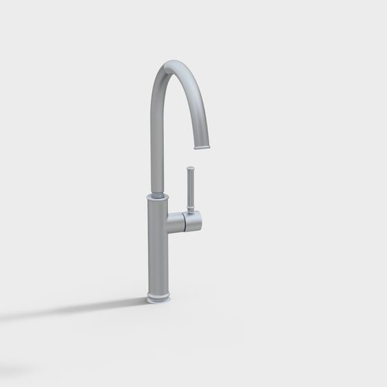 Stylish Kitchen Faucet 3D model for Modern Interiors