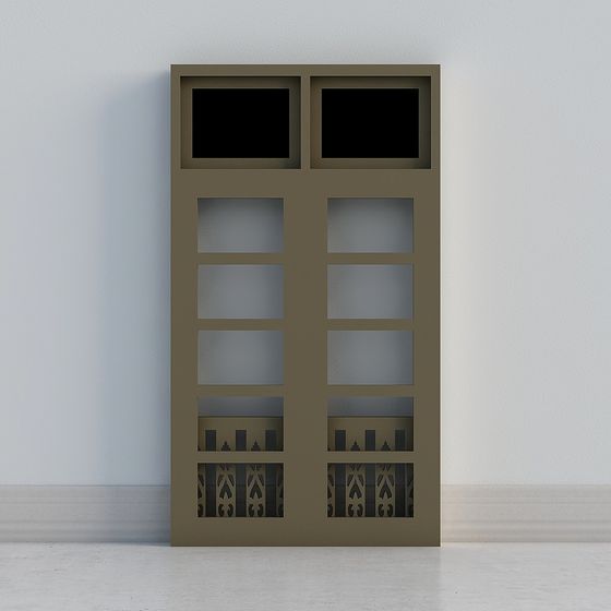 Elegant Minimalist Door 3D model