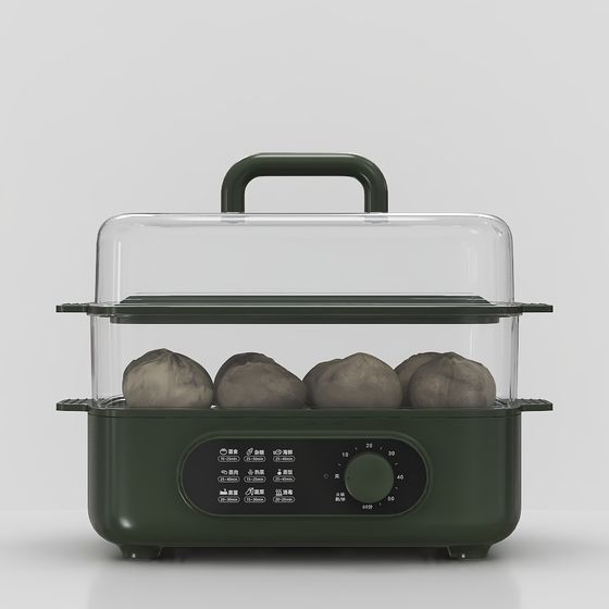 Multifunctional Steamer 3D Model for Modern Kitchens