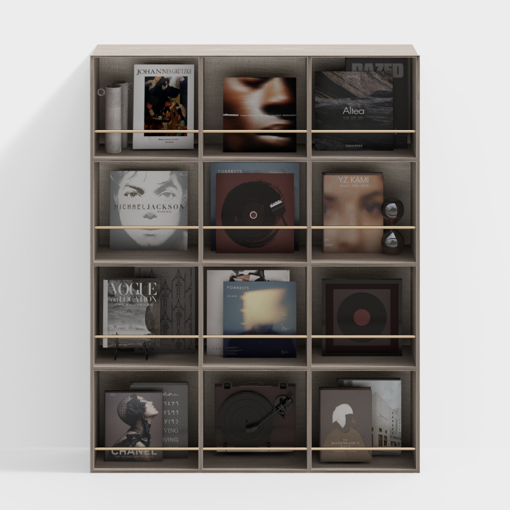 Estantería de libros moderna