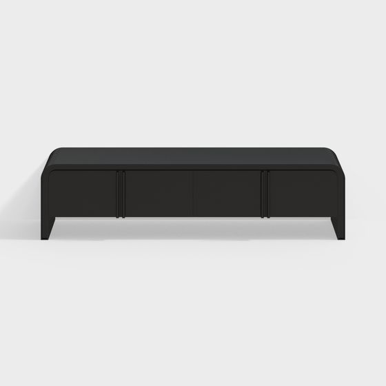 Stylish TV Stand 3D model for Modern Spaces