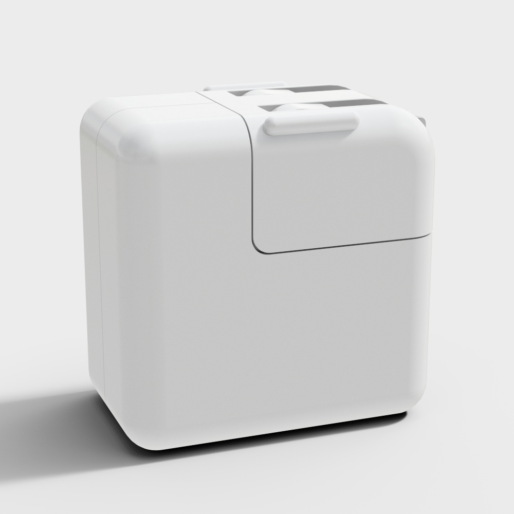 Stylish Cubic Refrigerator 3D model