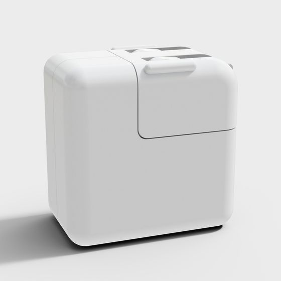 Stylish Cubic Refrigerator 3D model