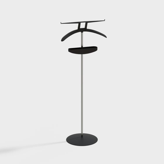 Minimalist Coat Hanger 3D model