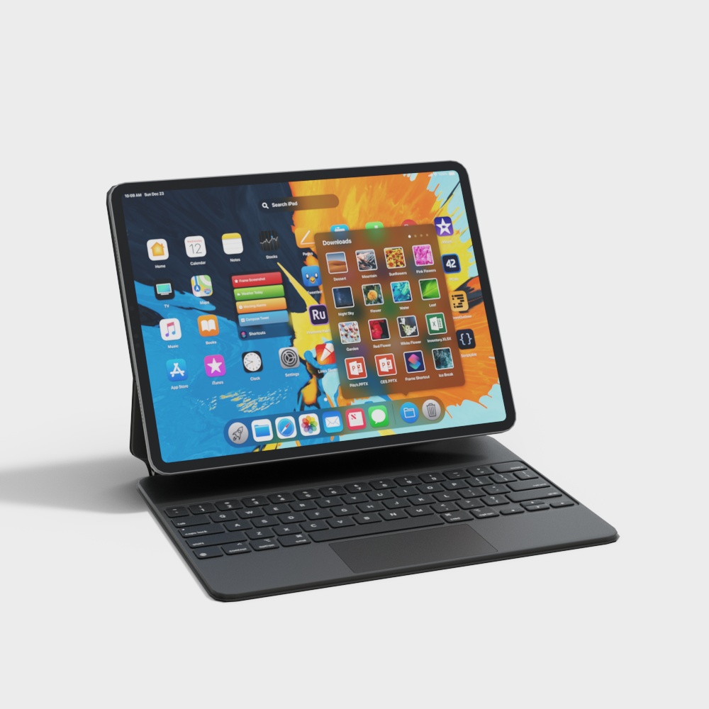 Low-Poly iPad Pro 12.9-Inch 3D Model