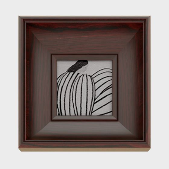 Vintage Frame 3D model with Detailed Design