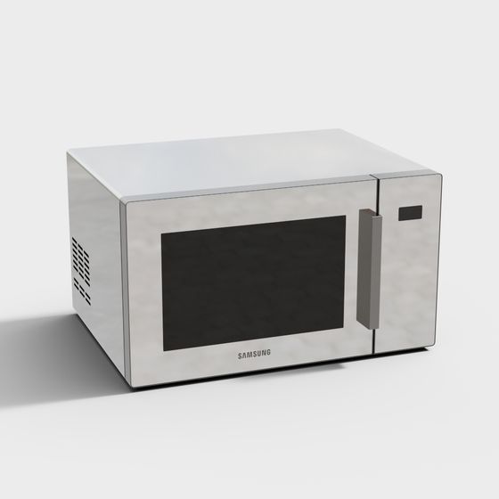 Sleek Samsung Microwave 3D Model for Modern Kitchens