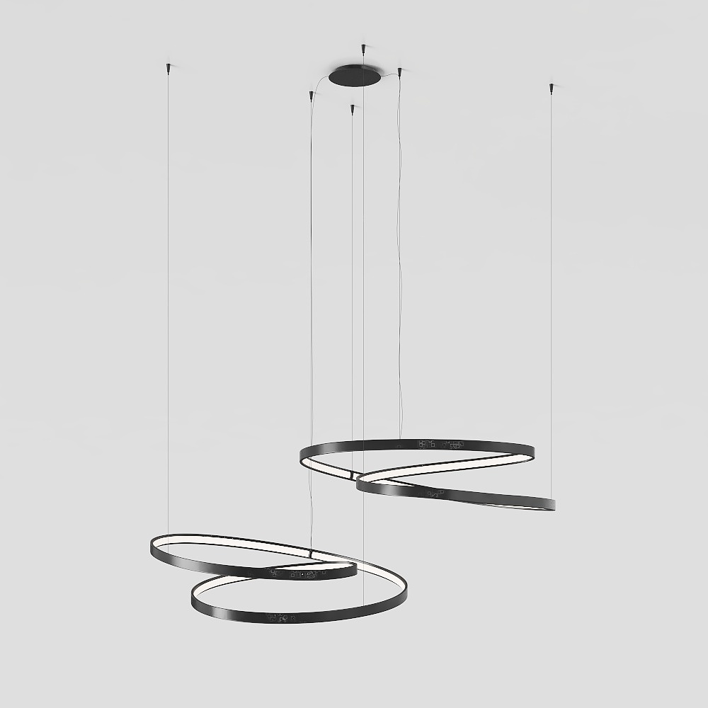 Spiral Shadow Pendant Light 3D model