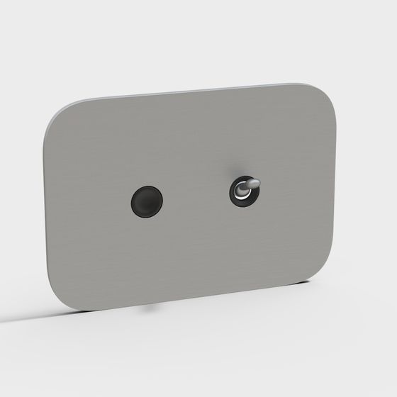 Modern Minimalist 3D Switch Panel Model