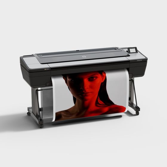 HP DesignJet 250 Printer 3D model