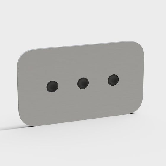 Industrial Panel Low-Polygon 3D model