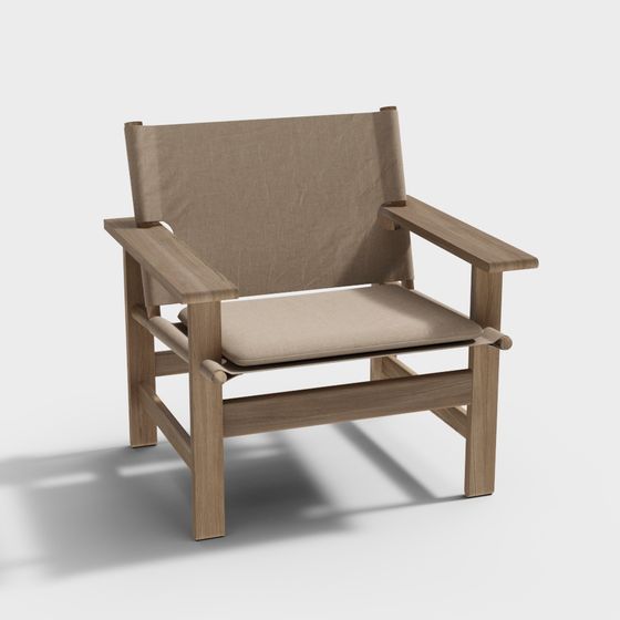 Cozy Lounge Chair 3D model