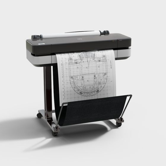 Low-Polygon Style 3D Printer Model for Creative Projects 3D model