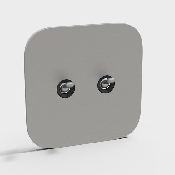 Minimalist Dual Switch 3D model