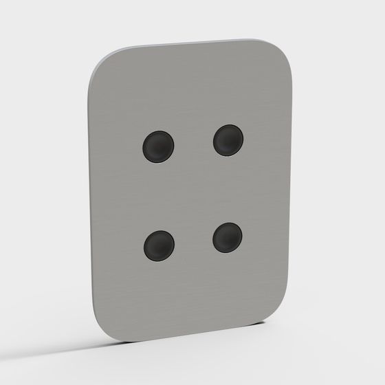 Minimalist Low-Poly Dice 3D model