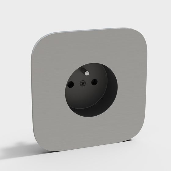 Sleek Modern Socket 3D model for Urban Spaces