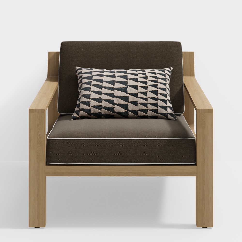 FAUTEUIL EN TECK RHODES