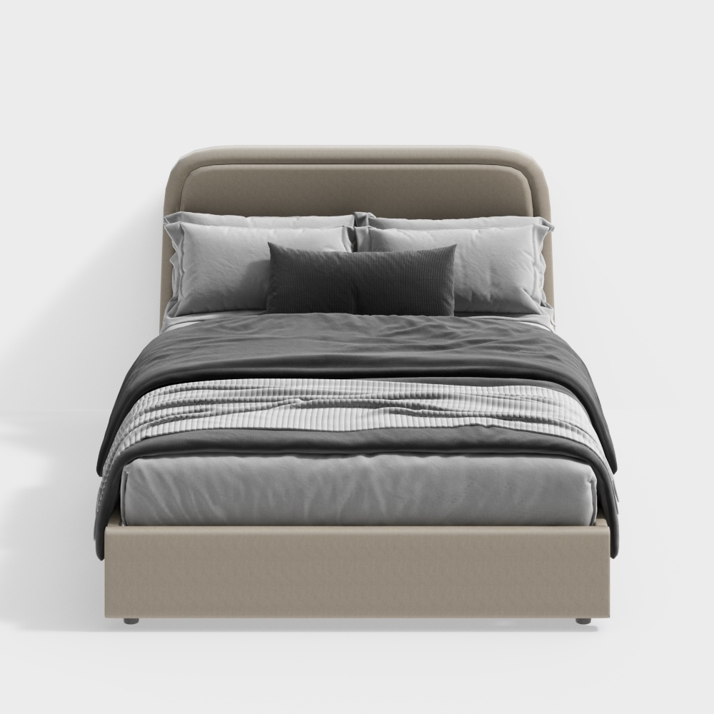 West Elm Camilla queen Bed01