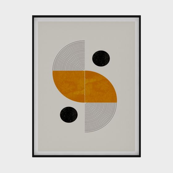 Abstract Arc 3D model - Modern Art and Geometry