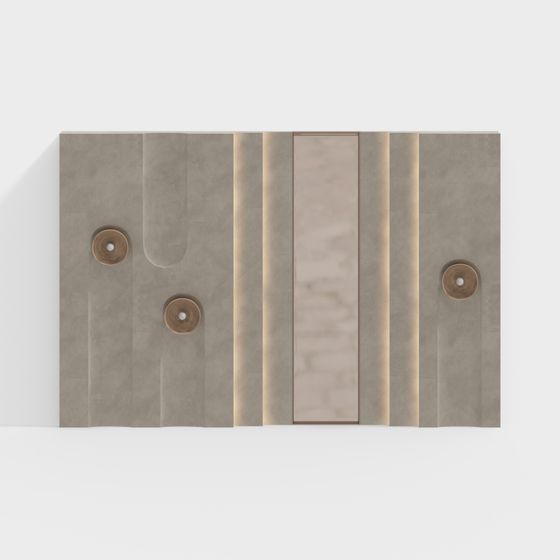 Urban Panel 3D model for Creative Projects