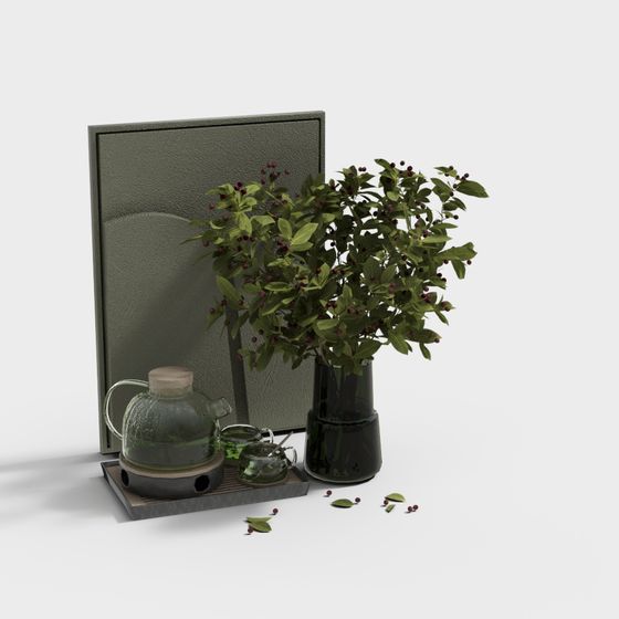 Natural Tea Room 3D model