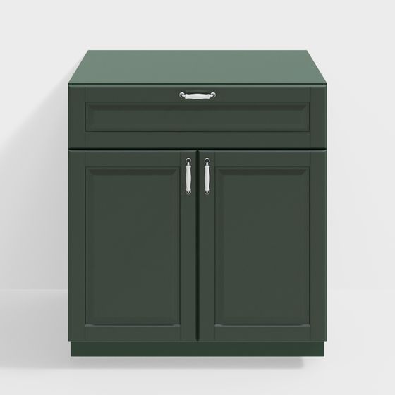 Chic Storage Cabinet 3D model for Modern Interiors