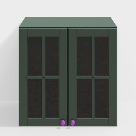 Modern Green BODBYN27 Cabinet 3D Model for Stylish Storage