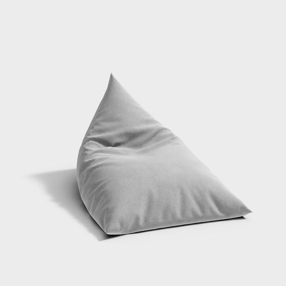 Triangle Bean Bag Sofa 3D model