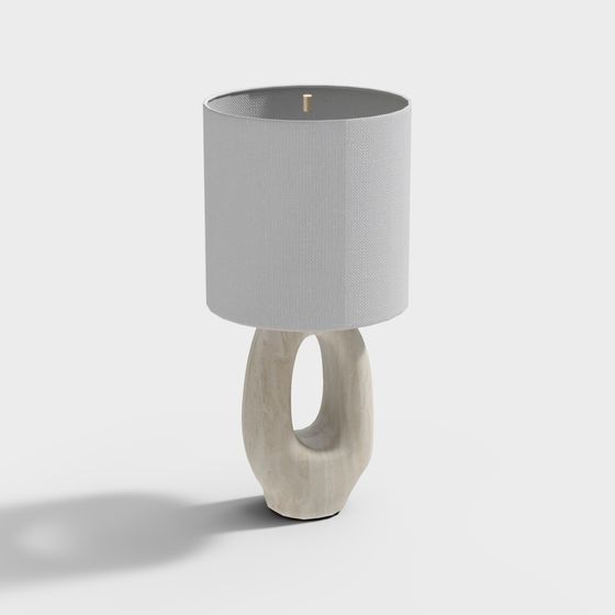 Stylish Table Lamp 3D model for Contemporary Interiors