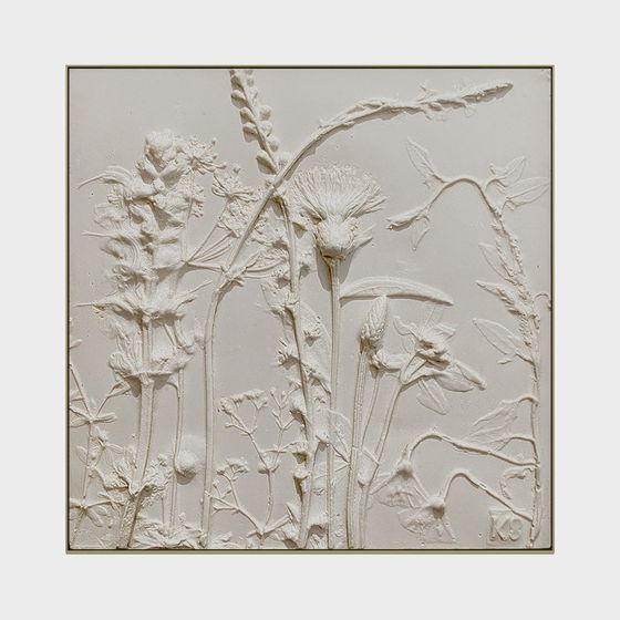 Cadres photo carrés en plâtre 02