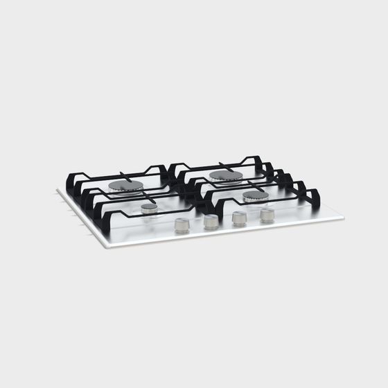 Modern Gas Stove 3D model for Kitchens