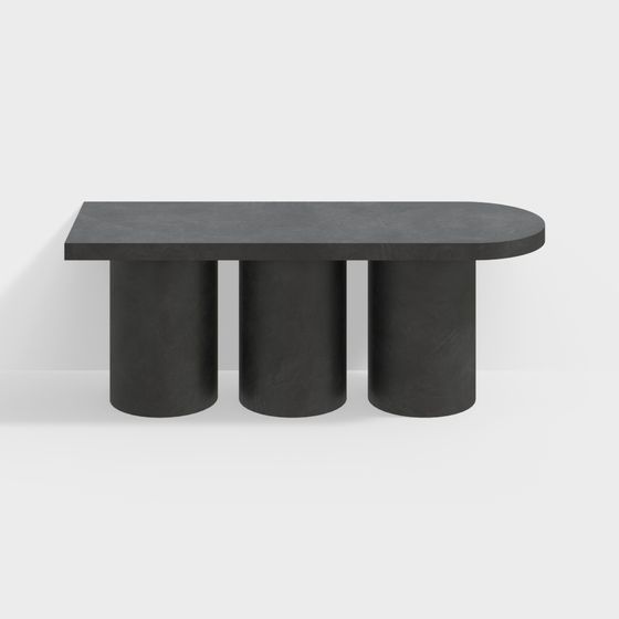 Minimalist Concrete Table 3D model